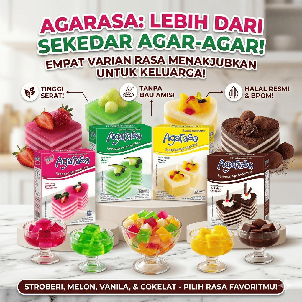 agar-agar agarasa nutrijel aneka rasa