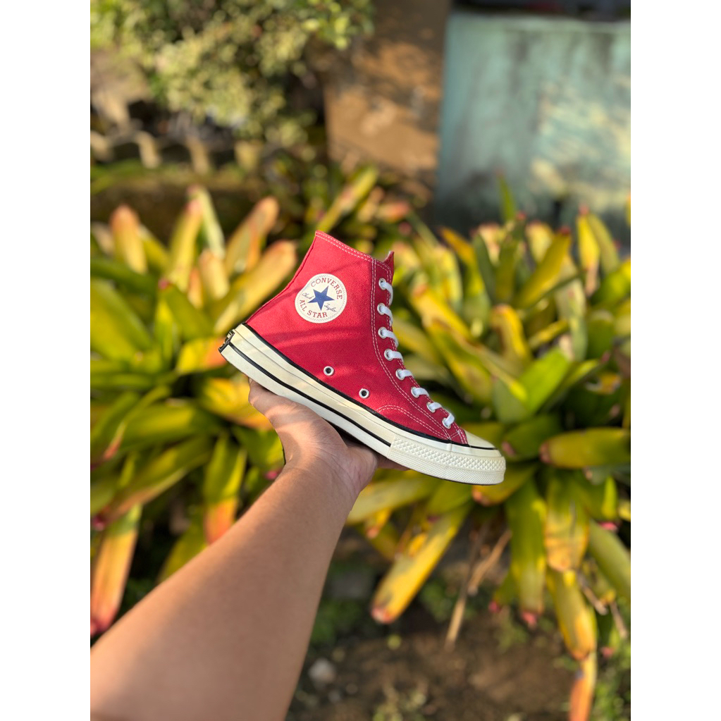 converse 70s non egret enamel red