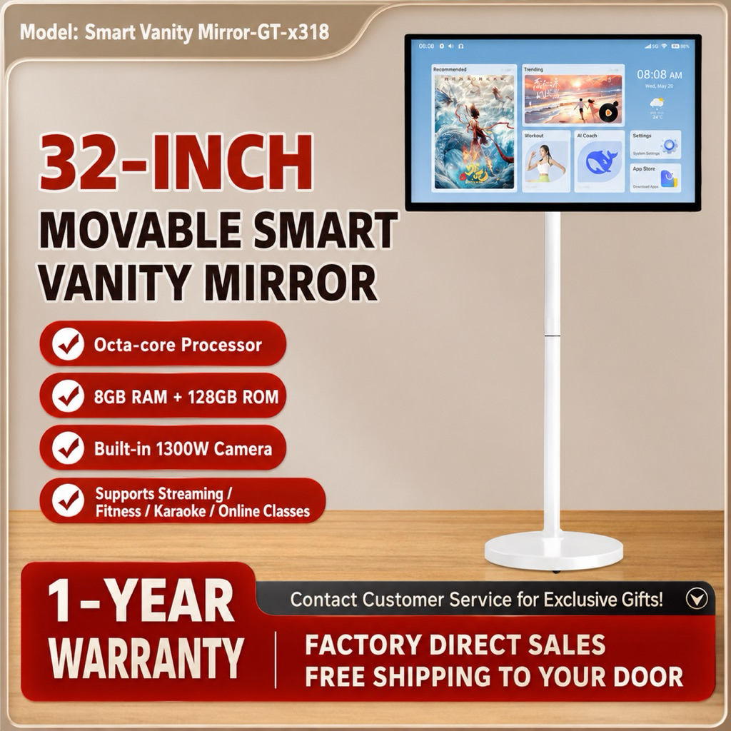 STANBYME 32" Smart TV Portable | Android Touchscreen