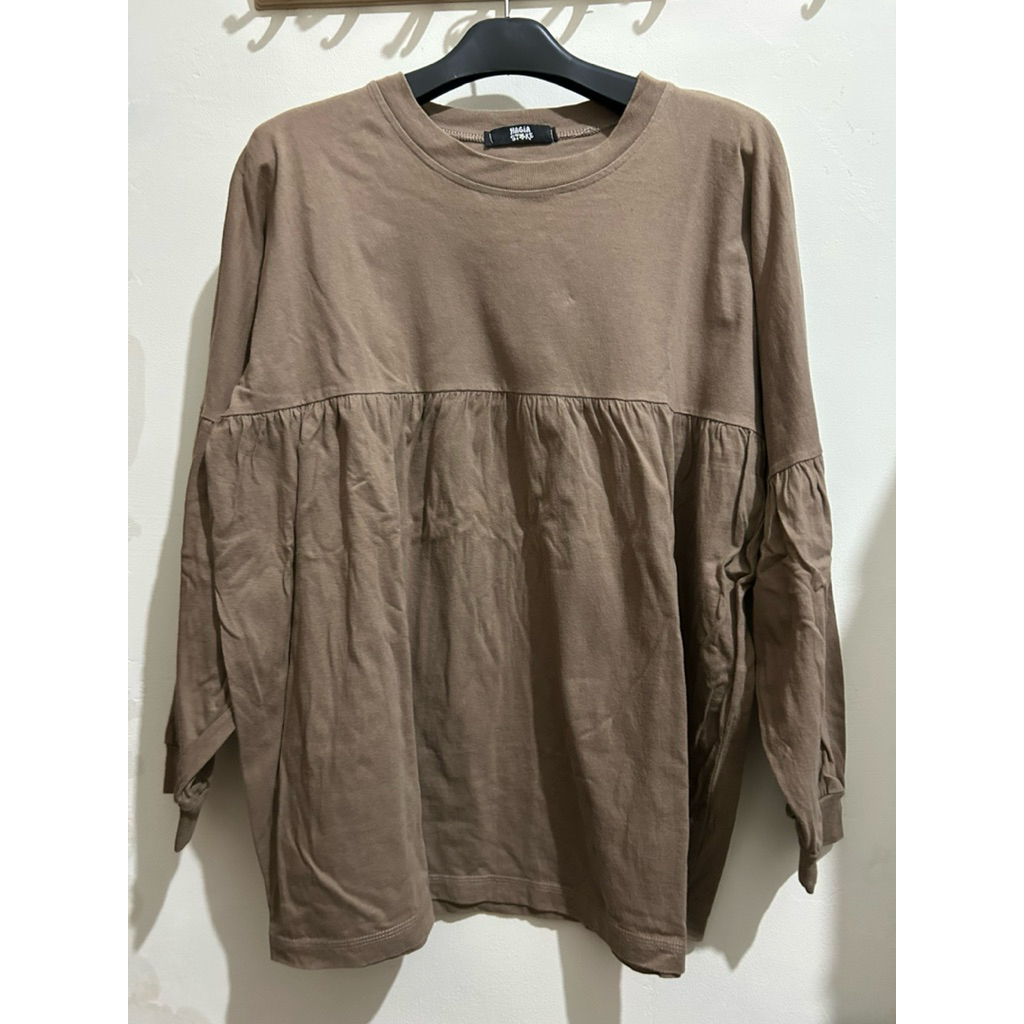 PRELOVED LOFI BLOUSE KERUT BY HAGIA (baca desk)