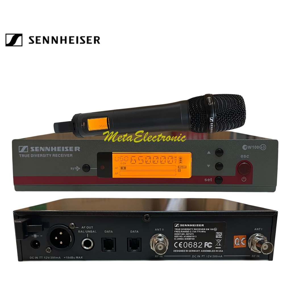 Microphone  Wireless Sennheiser EW100 G3 ( Single Mic ) Mic Wireless