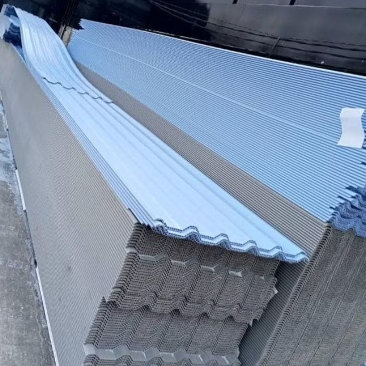 Atap Alderon Double Layer 830 Panjang 6 Meter Biru