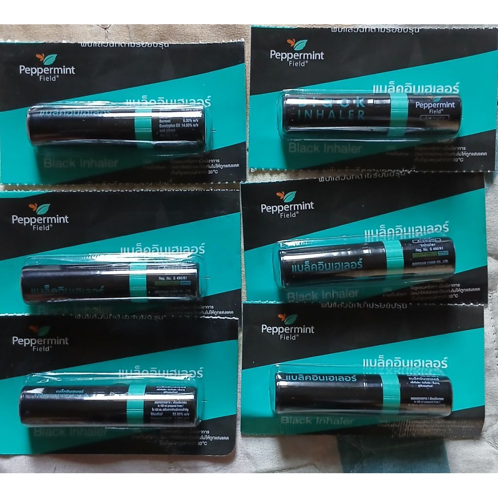 Aroma Peppermint Kuat Inhaler Peppermint Field Black 2ml