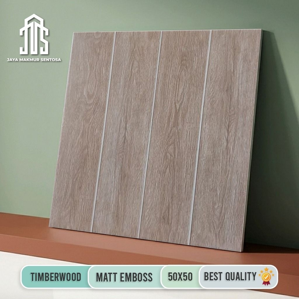 Keramik Lantai Kasar Motif Serat Kayu 50x50 Timber Wood