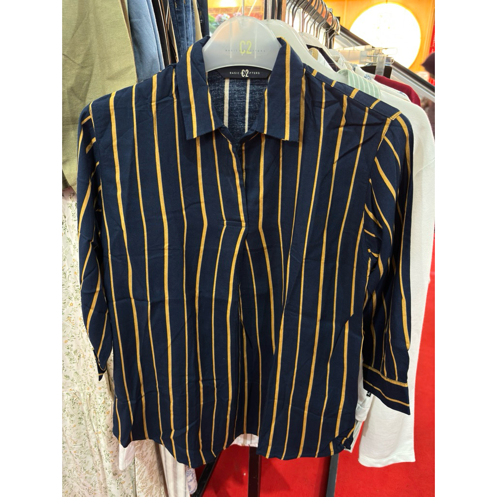 KEMEJA GARIS C2 BRAND MATAHARI ORIGINAL