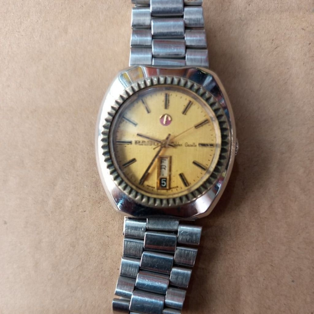 jam rad* golden Gazelle otomatis vintage full original bekas