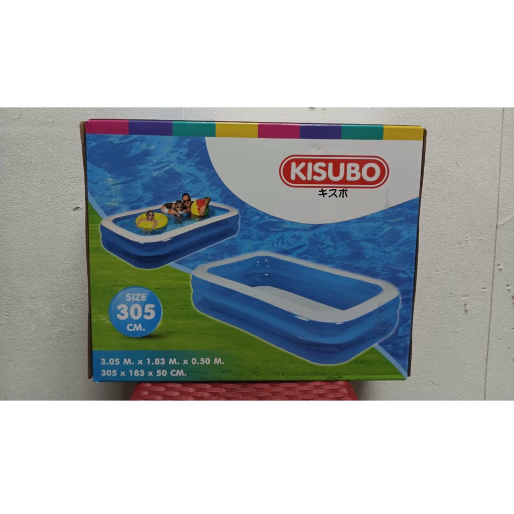 Kisubo Kolam renang Ukuran 305 x 183 x 50 Cm