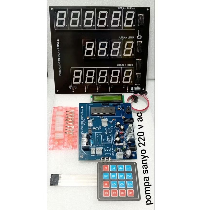 cpu pertamini  + display pertamini( satu set) AC/DC