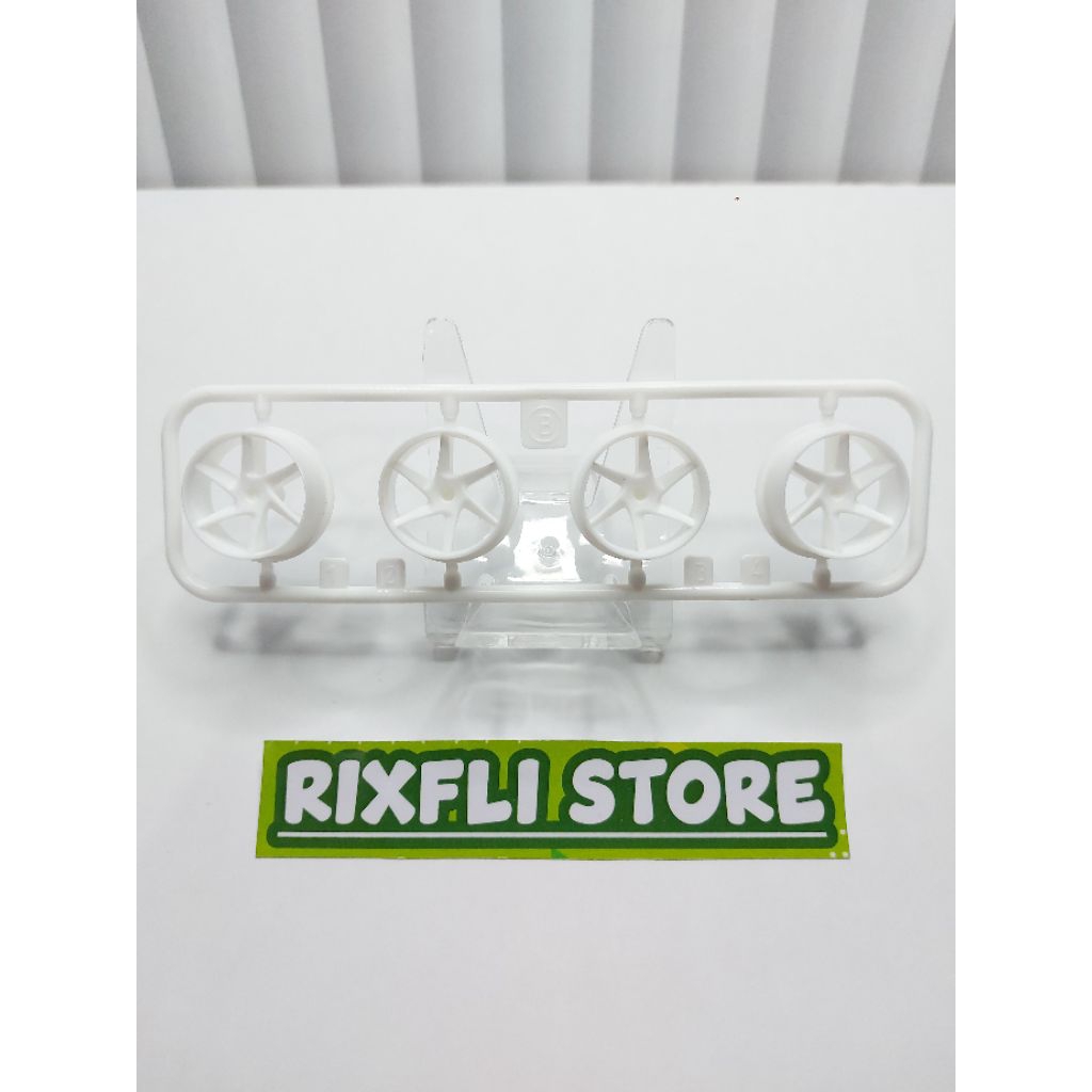 Velg Tamiya KIT DAXING Seris BROCKEN GIGANT WHITE WHITE PREMIUM Model SPIRAL Ukuran MEDIUM Part Copo
