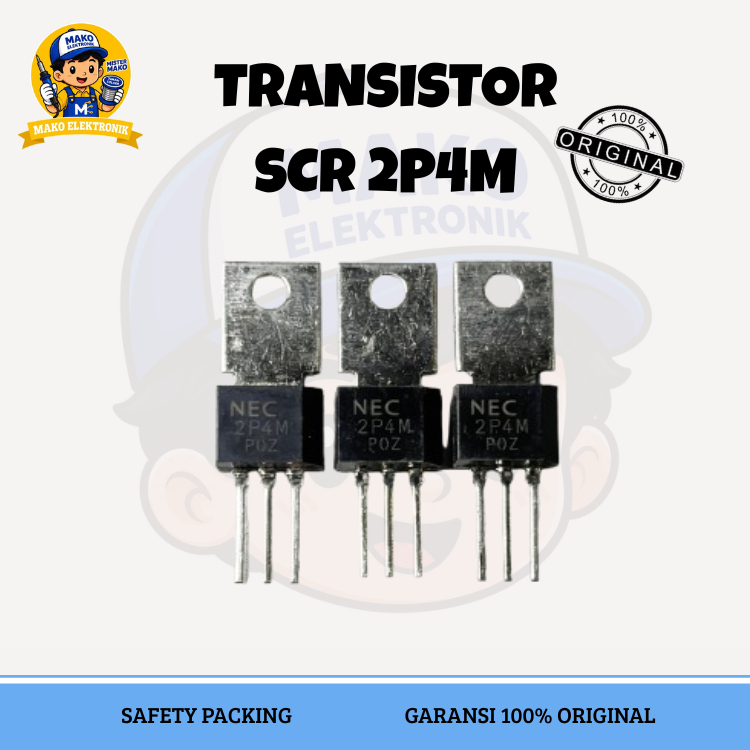 TR TRANSISTOR SCR 2P4M FIR 3D FIR3D THYRISTOR FIR 3 D 2P 4M UPS ASLI ORIGINAL NEC
