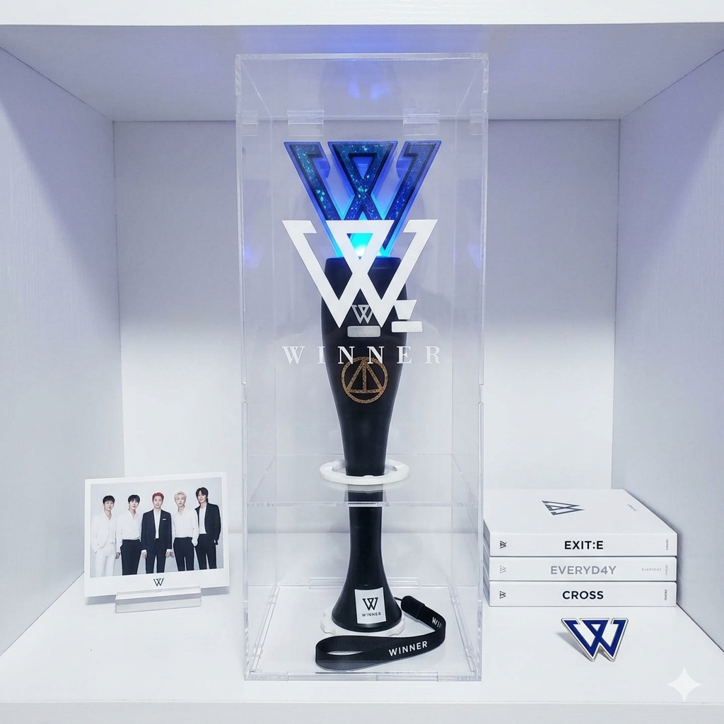 LIGHTSTICK WINNER VERSI 1 2 KOREA VERSI 1 JAPAN / PELINDUNG LIGHTSTICK WINNER VERSI 1 2 KOREA JAPAN