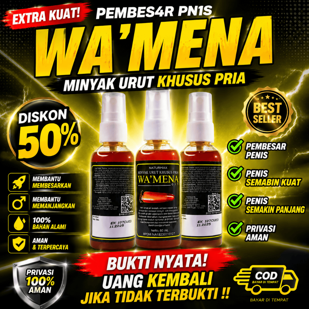 Minyak Wa'mena Asli Papua 100% Original PembesarKelamin Permanen