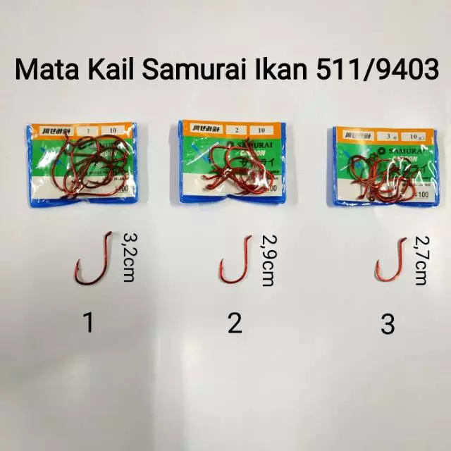 Mata Kail Samurai Ikan 511/9403