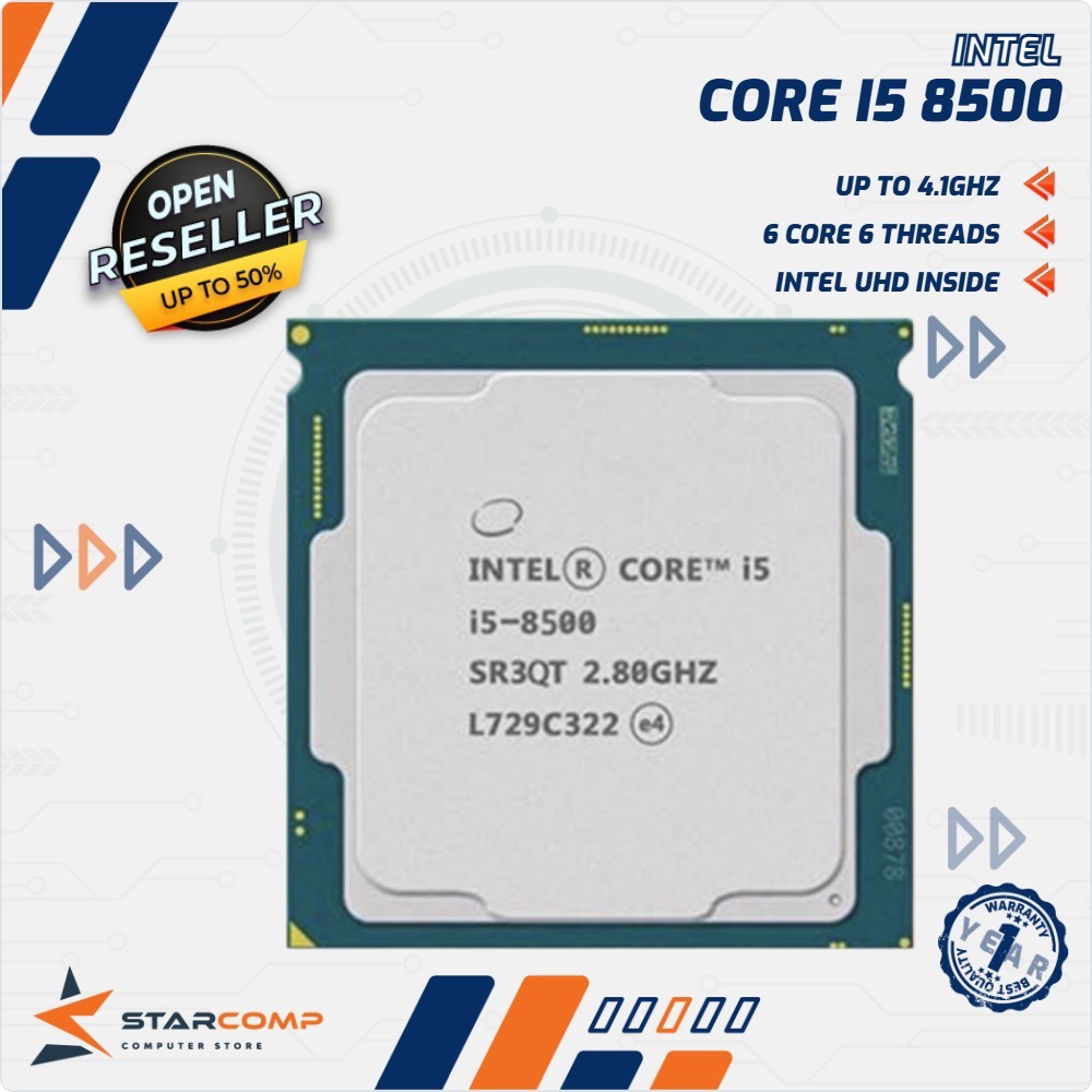 INTEL CORE I5 8500 TRAY PROCESSOR LGA 1151 GEN 8