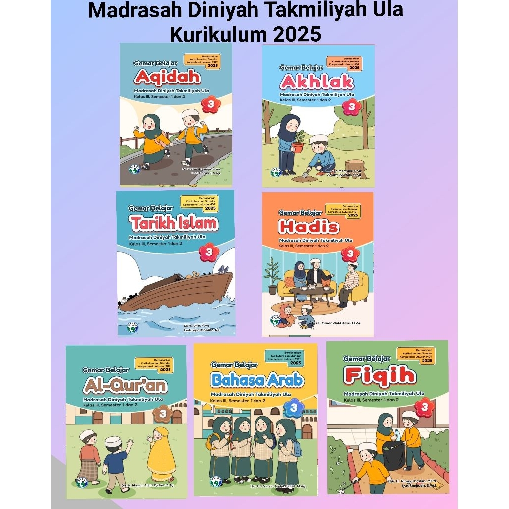 BUKU PEKET MDTA/MDTU KELAS 3 SD/MI KURIKULUM 2025