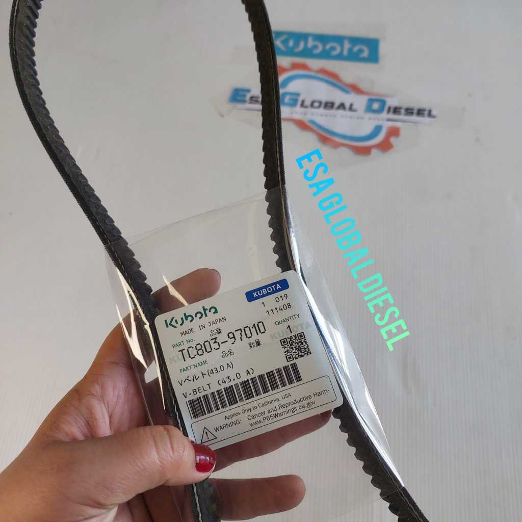 BELT FAN KUBOTA TRAKTOR KUBOTA L5018 TC803-97010