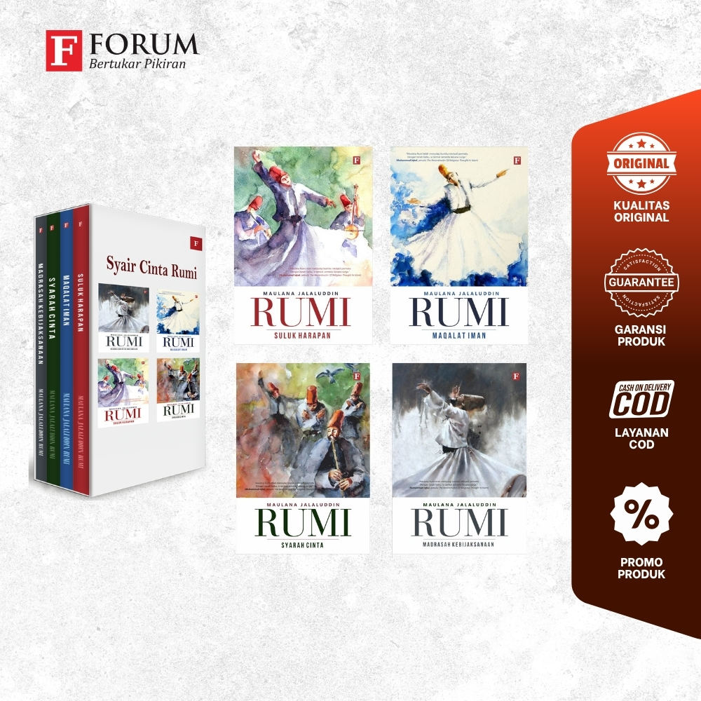 PAKET SYAIR CINTA RUMI - Jalaluddin Rumi