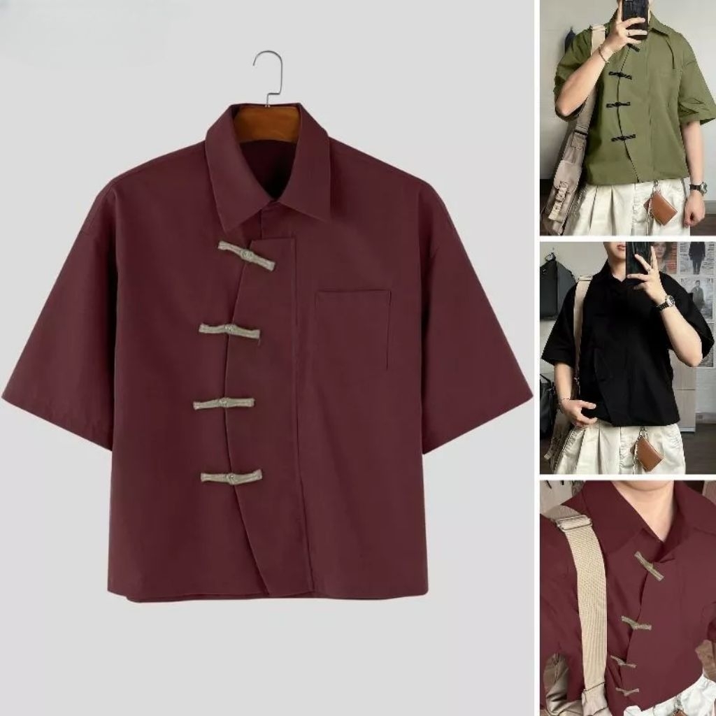 Cheongsam Pria Boxy