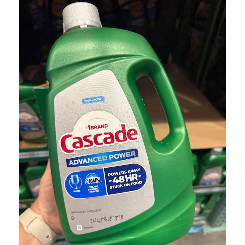 Cascade Advanced Power Dishwasher Detergent Gel, Fresh Scent, Dishwashing Detergent with Dawn Grease