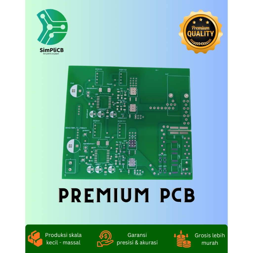 Jasa Cetak PCB Single/Double Layer