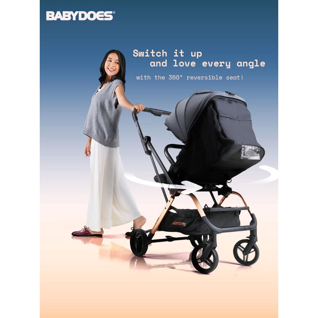 Stroller Babydoes Rotex 2.0 Innovative 360° / Stroller Babydoes Rotex Kereta Dorong Bayi