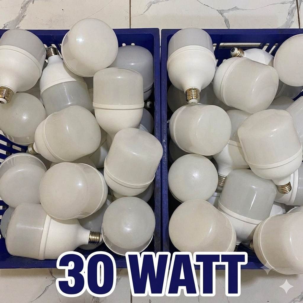 DIY.MP Lampu Led Off (Mati) 30 Watt / Led Off Mati T Bulb Retur Pabrik/Dapat diperbaiki cocok untuk 