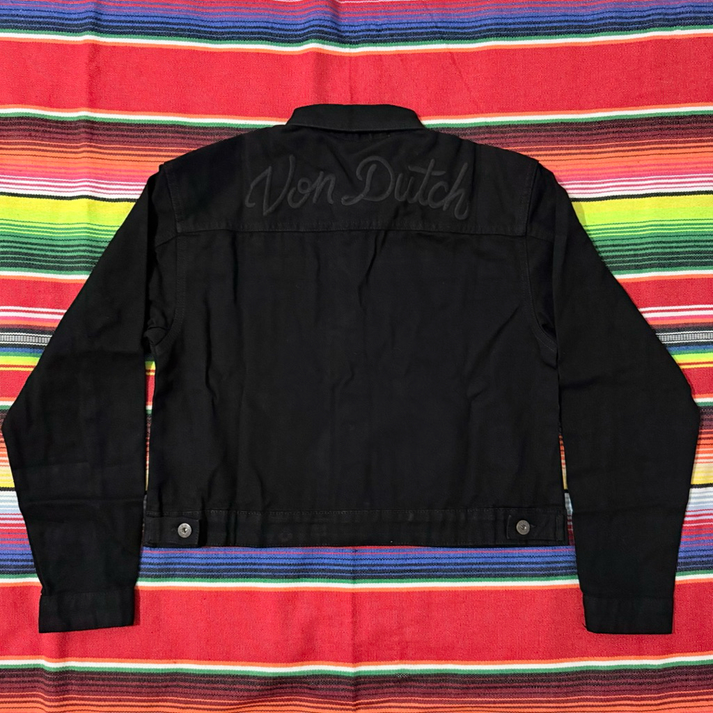 JAKET DENIM BLACK - VONDUTCH - L -LADIES
