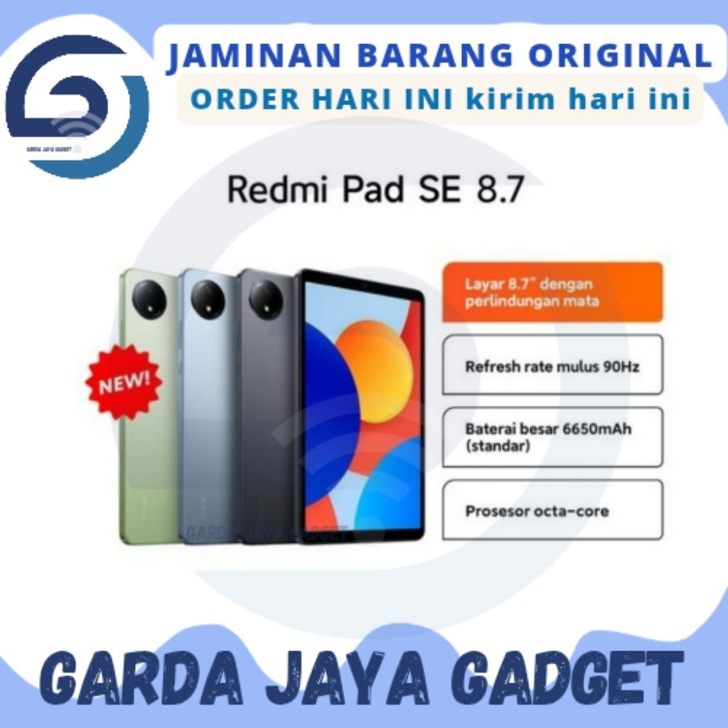 REDMI PAD SE 8.7 INCH RAM 4/128 GB - SECOND LIKE NEW