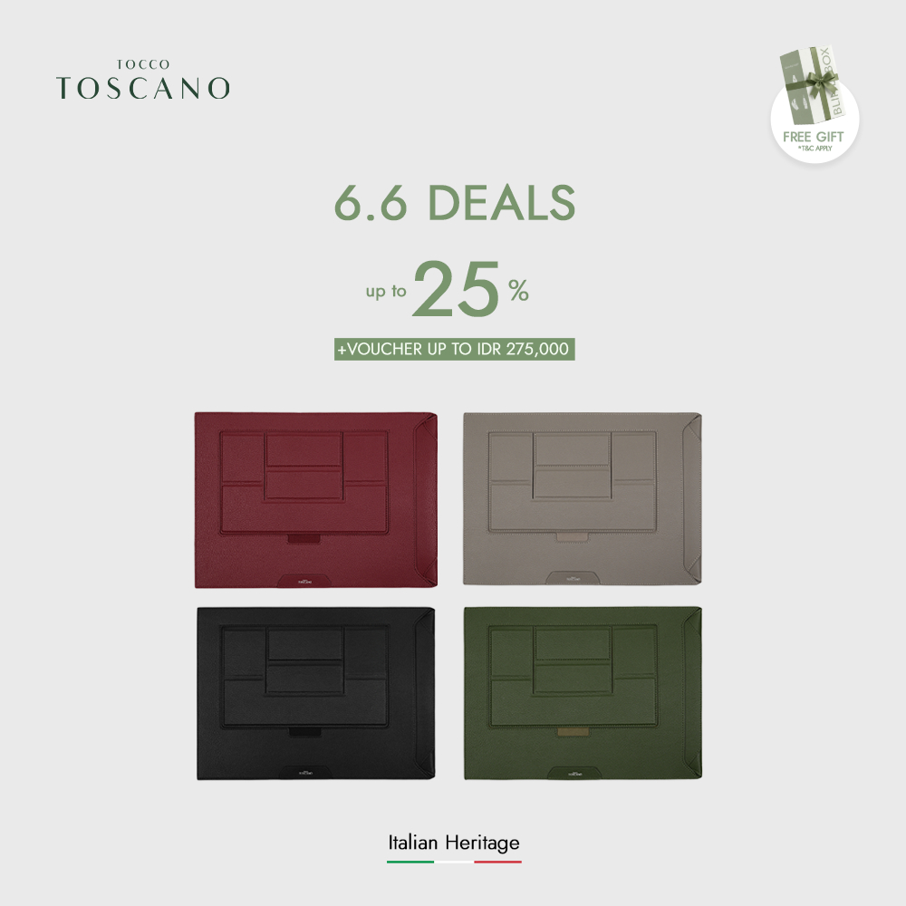Tocco Toscano Ryo Portable Deskpad - Tas Laptop / Tablet