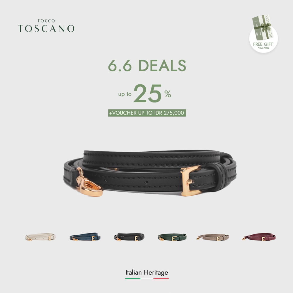 Tocco Toscano - Iduna 10mm Adjustable Bag Strap