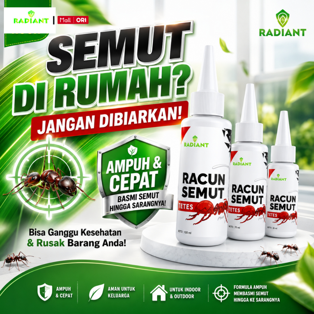 RACUN PEMBASMI SEMUT SUPER AMPUH OBAT RACUN ANTI SEMUT PENGUSIR SEMUT MERAH SEMUT RANGRANG PEMBASMI