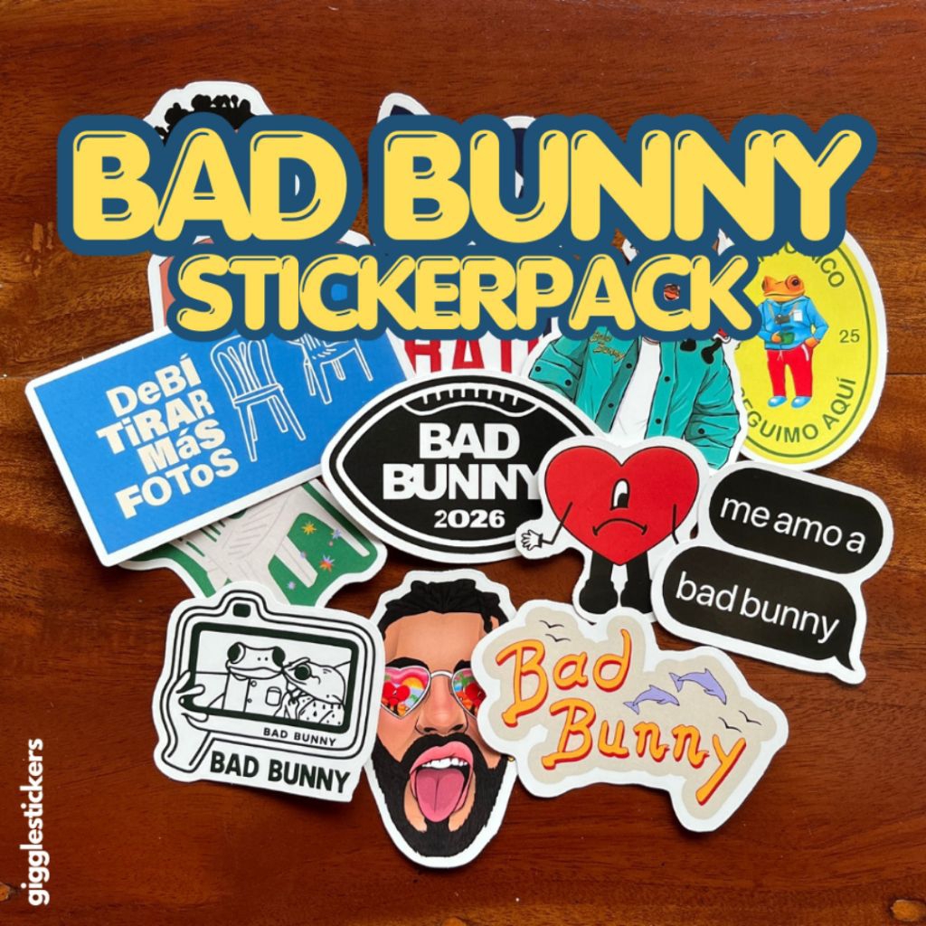 STICKER PACK BAD BUNNY