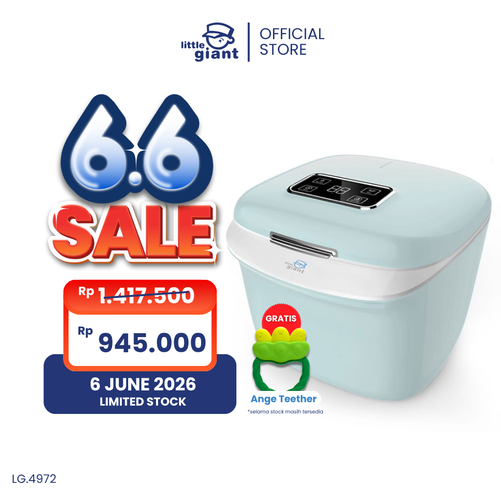 Little Giant Zhora Digital UV Sterilizer & Dryer | UV Sterilizer Botol Bayi