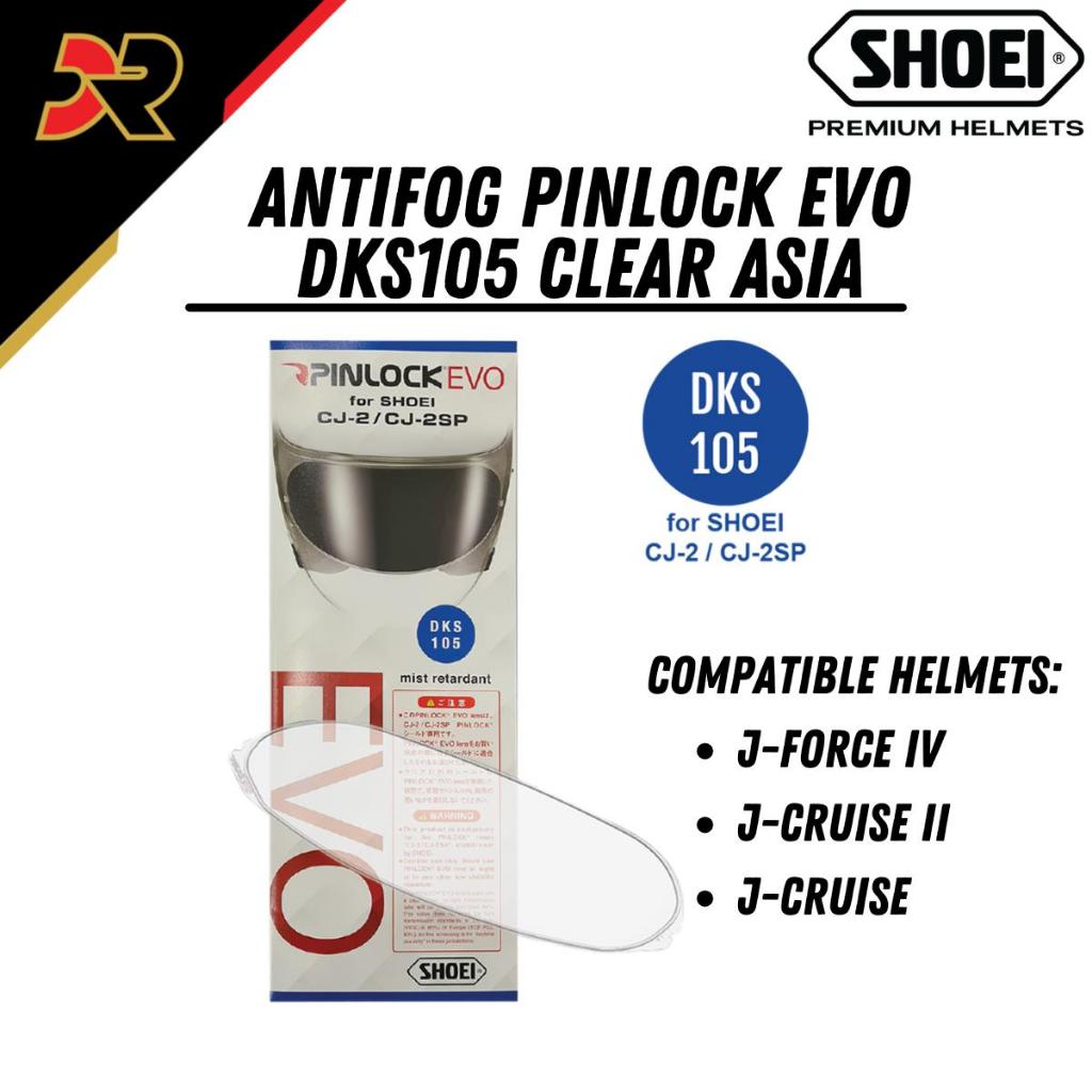 Pinlock Helm Shoei DKS105 Antifog J-Cruise 2 J-Force 4 Anti Embun