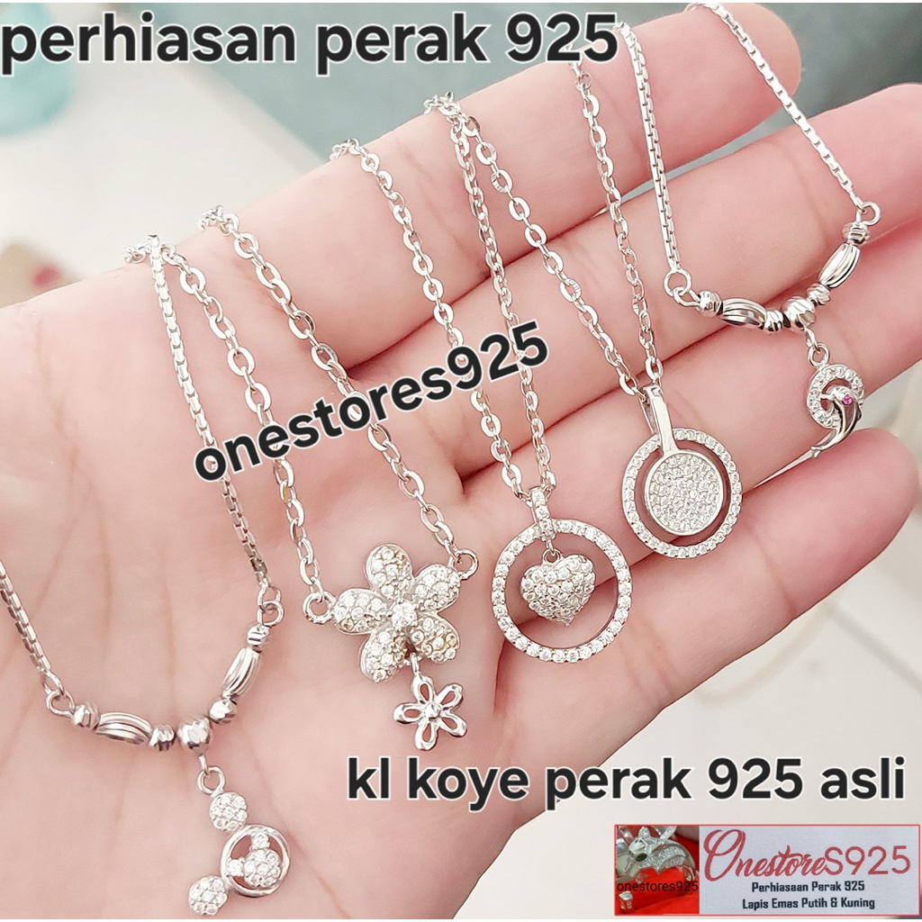 KALUNG KOYE PERAK 925 LAPIS EMAS PUTIH KOYE 1