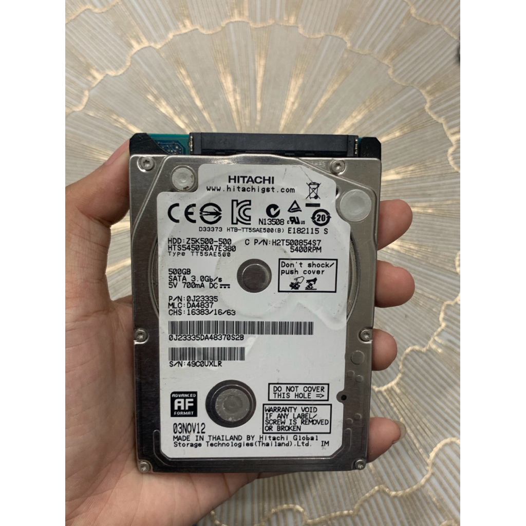 HDD HITACHI 500gb ori