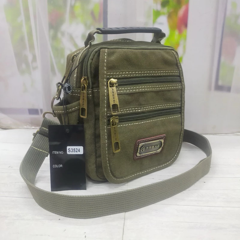 KAAKAAID - TAS SELEMPANG BAHU DAN PAHA MINI PRIA KANVAS FORENZI KECIL (S)