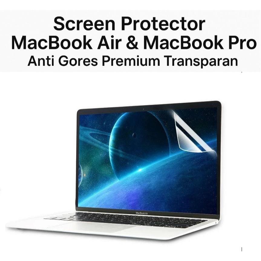 Screen Protector Pelindung layar Macbook Pro 13 inch M1/M2 & Macbook Air M1 13.3 Inchi