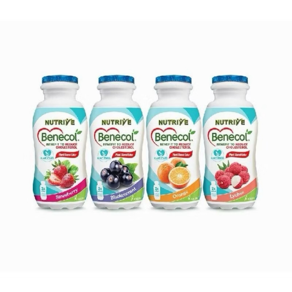 {BATAM} Nutrive Benecol 1DUS ISI 36BTL - 100ml - Menurunkan Kolesterol, Bebas Gula, Bahan Alam