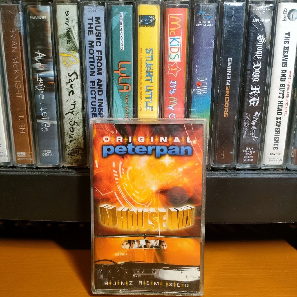Kaset Pita Peterpan Noah Original In House Mix Remix Bonz Remixes mulus kaku
