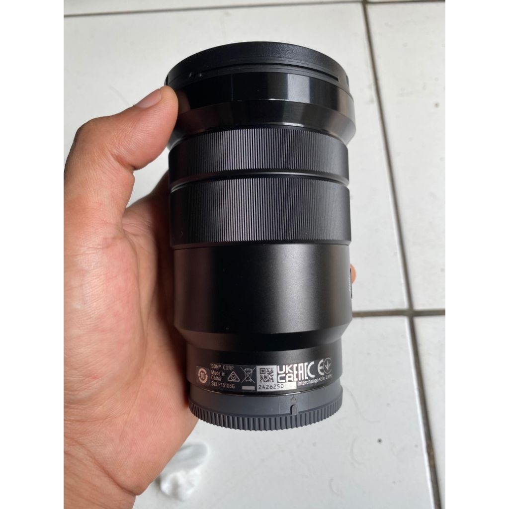 lensa Sony 18-105mm G bekas pemakaian