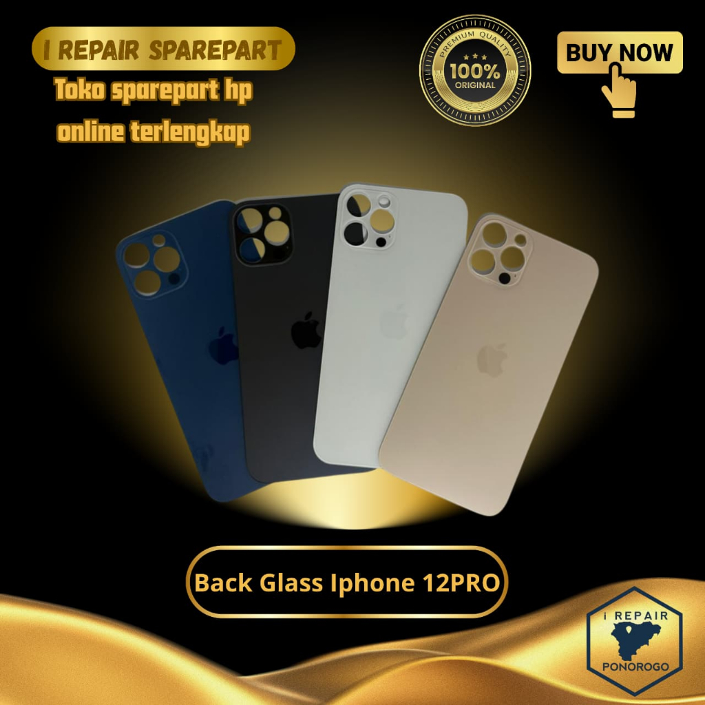 Back Glass IPHONE 12 PRO Kualitas terbaik