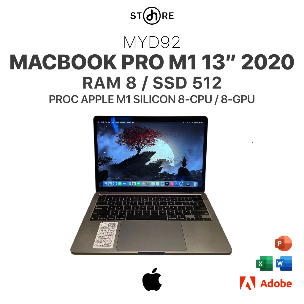 Second , Macbook Pro M1 2020 13" , 8/512 , Grey , MYD92
