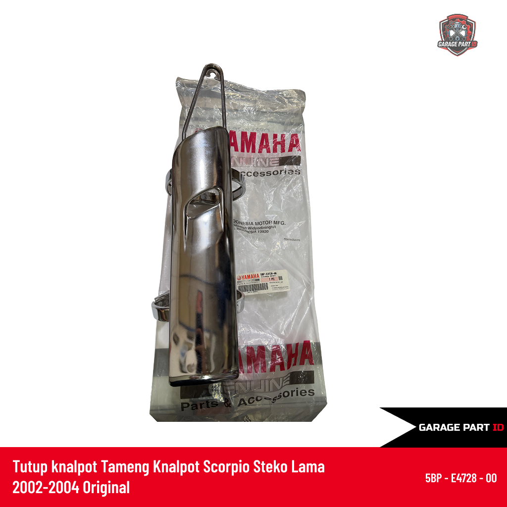 Tutup knalpot Tameng Knalpot Scorpio Steko Lama 2002-2004 Original 5BP - E4728 - 00
