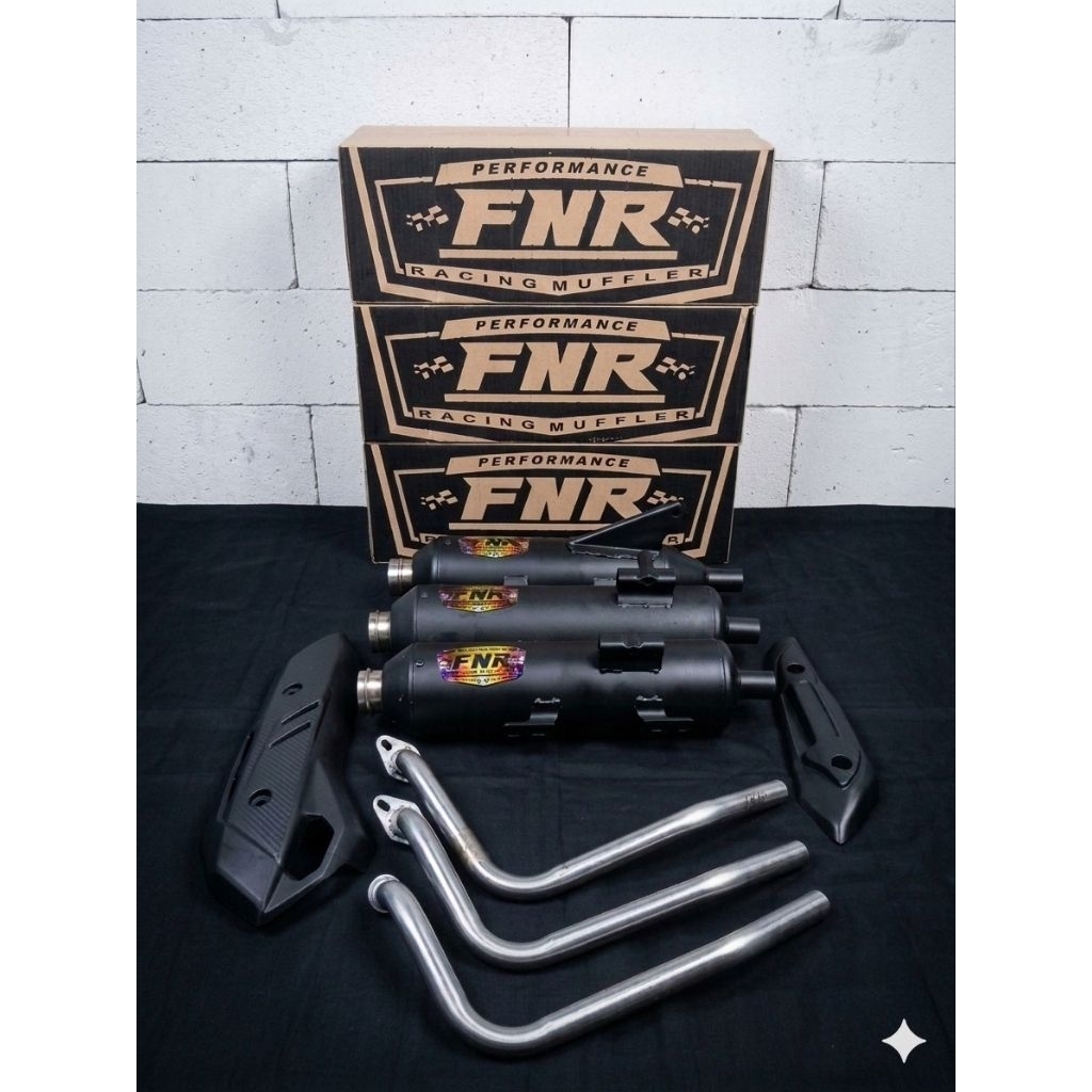 KNALPOT STANDAR RACING ORIGINAL FNR RACING MUFFLER PNP VARIO, MIO, BEAT, N-MAX, PCX, AEROX, SCOOPY D