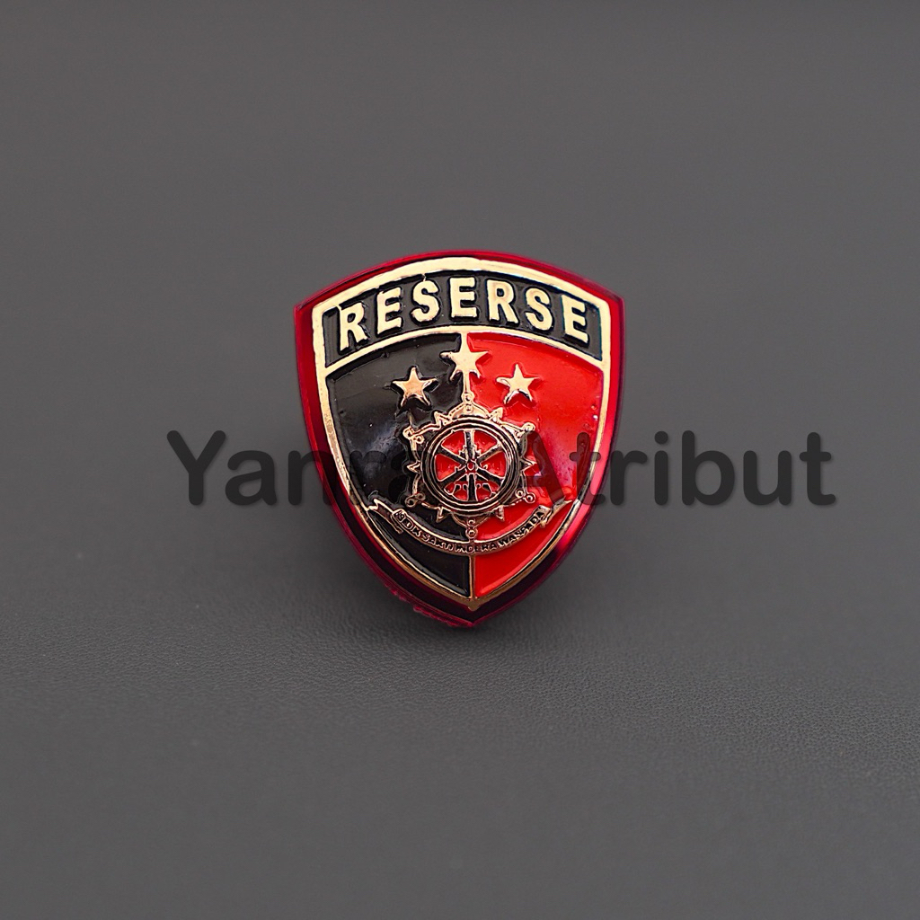 Pin Reserse / Roda Reserse / Emblem Reserse Polri
