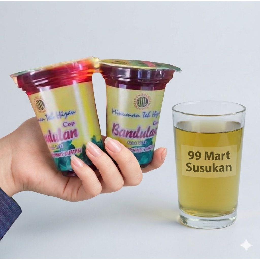 TEH CUP BANDULAN 24 X 220ml - Minuman Teh Cup Tanpa Pengawet