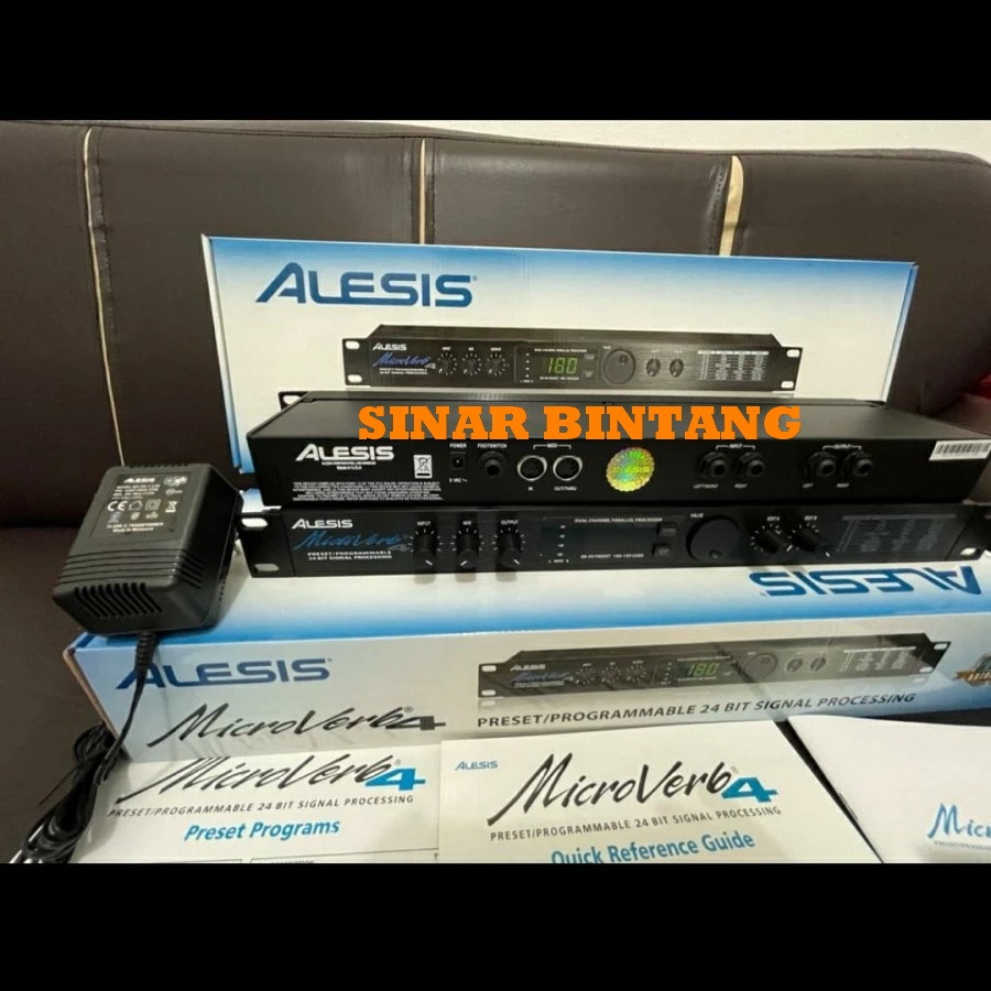 EFFECT VOCAL ALESIS MICROVERB 4 EFEK VOKAL ALESIS MICROVERB4 ORIGINAL
