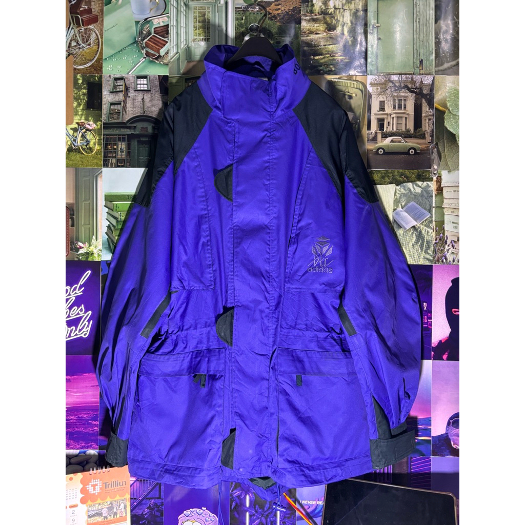 Adidas Vintage Technical Windbreaker Outdoor Jacket Preloved