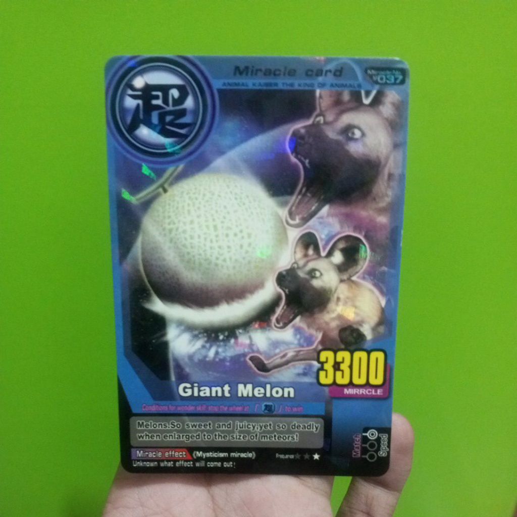 kartu animal kaisar Giant melon